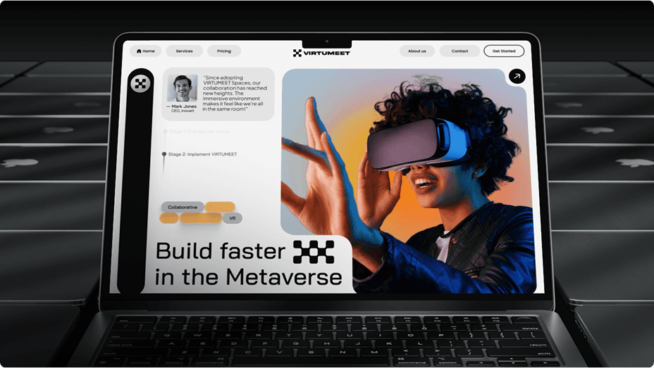 VIRTUMEET Branding and Webdesign